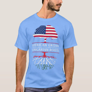 American Grown with Hungarian Roots  Hungary  T-Shirt