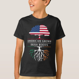 American Grown with Irish Roots - Ireland T-Shirt