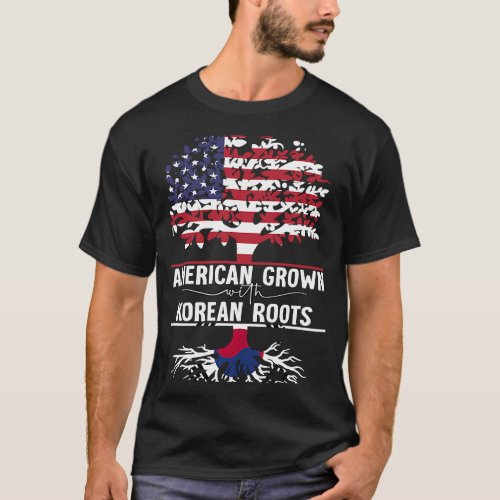 American Grown With Korean Roots T_Shirt