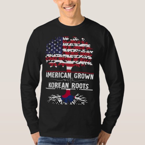 American Grown With Korean Roots T_Shirt