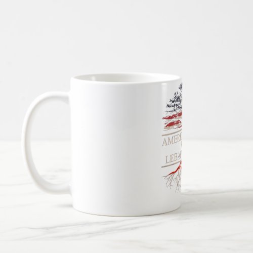 American grown with lebanese roots coffee mug