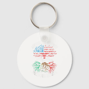 American Grown With Mexican Roots Mexico Us Mexica Keychain