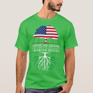 American Grown with Nigerian Roots Nigeria Premiu T-Shirt