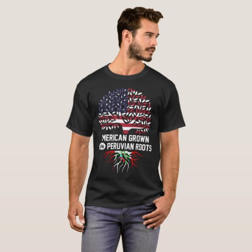 american grown with peruvian roots T_Shirt