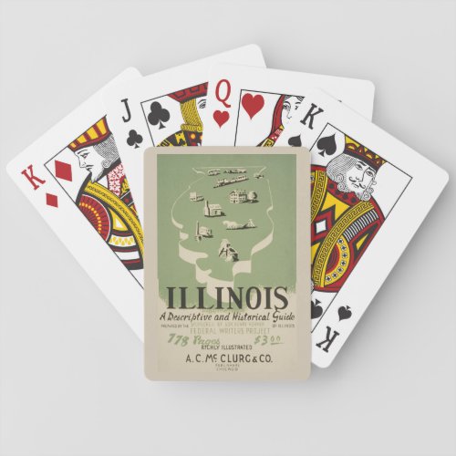 American Guide Series Volume On Illinois Poker Cards