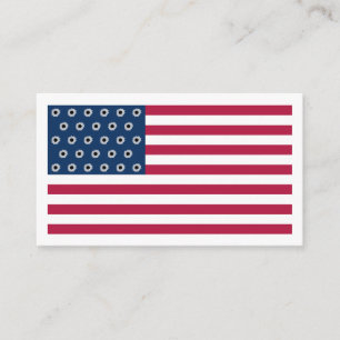 American Gun Flag Enclosure Card