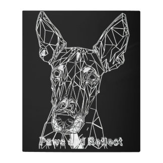American Hairless Terrier Abstract Fractal Art