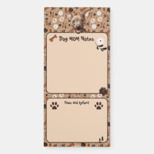 American Hairless Terrier Mom Notes Paws & Reflect Magnetic Notepad