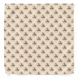 American Hairless Terrier Painting - Dog Art Bandana
