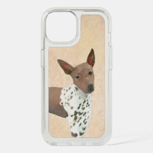 American Hairless Terrier Painting - Dog Art iPhone 15 Case