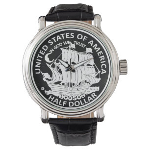 American Half Dollar coin Handmade Watch