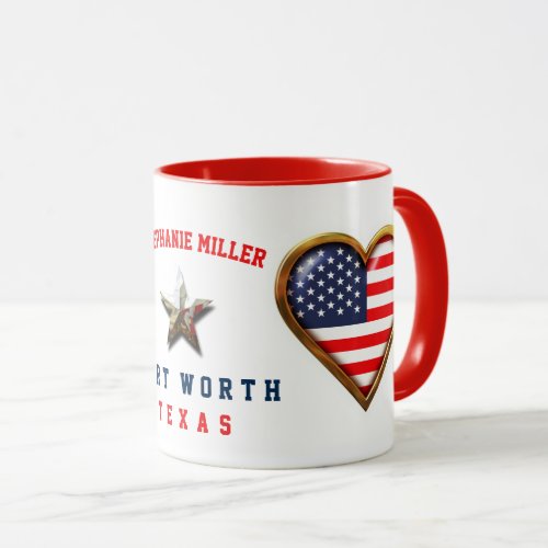 American Heart Coffee Mug