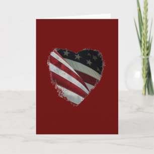 American Heart Flag Holiday Card