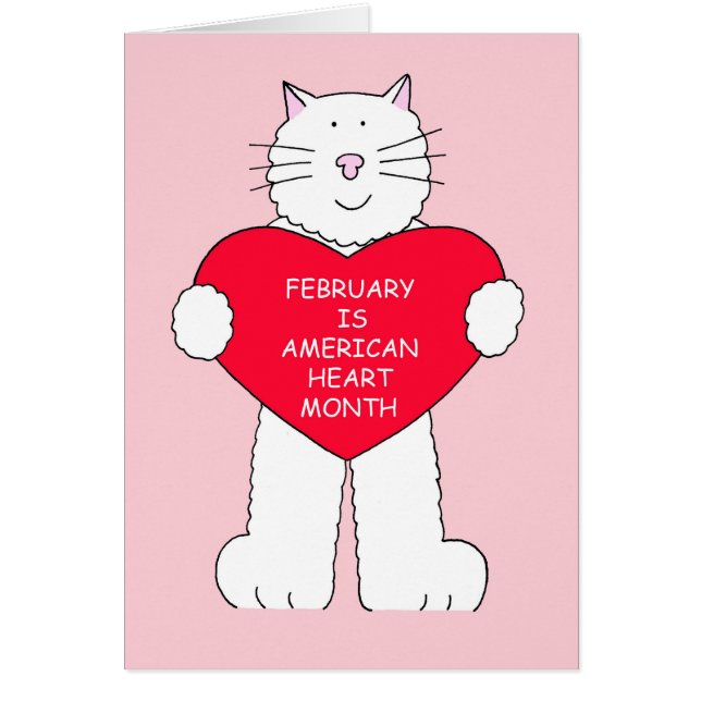American Heart Month February Cards (Front)