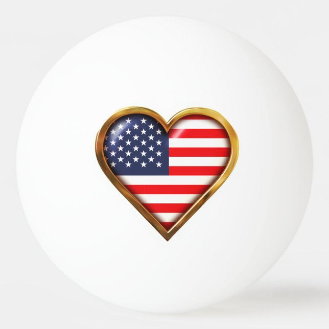 American Heart Ping-Pong Ball (Front)