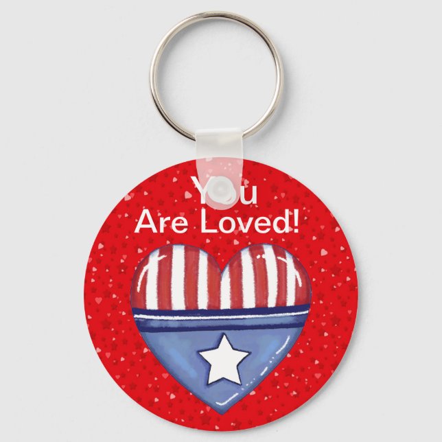 American Heart - SRF Keychain (Front)