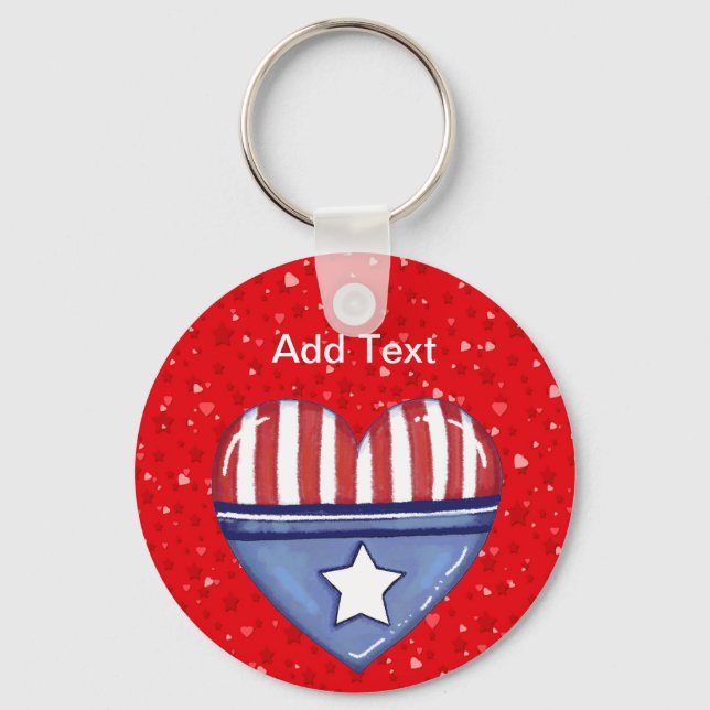 American Heart - SRF Keychain (Front)