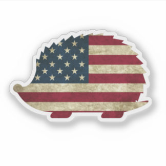 American Hedgehog Sticker