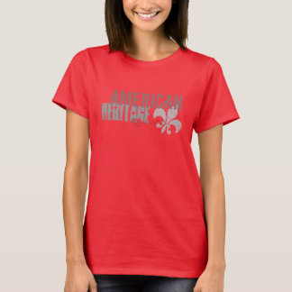 AMERICAN HERITAGE WOMENS GREY CREST TSHIRT