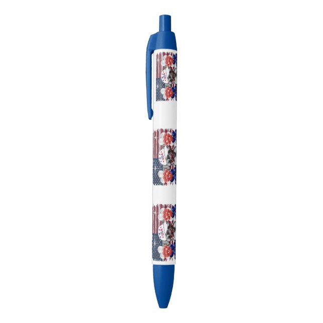 American Hero Schnauzer Writing Pen (Top (Vertical))