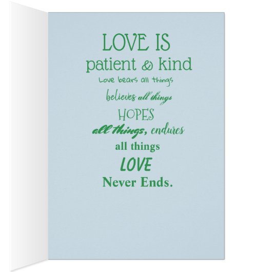 AMERICAN HEROES -CHRISTIAN GREETING (Inside (Right))