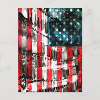 American Heroes Postcard