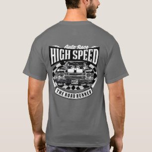 American High Speed Muscle Car Graphic T-Shirt