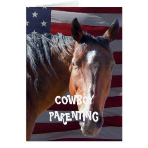 American History - Cowboy Parenting Cards