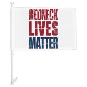 American Holiday Redneck Matter 4th Of July USA Car Flag