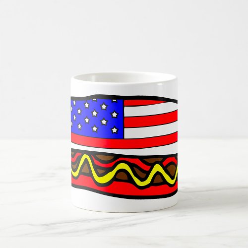 American Hot Dog Food Coffee Mug