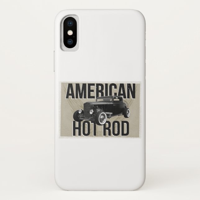 American Hot Rod - Brown version. Case-Mate iPhone Case (Back)