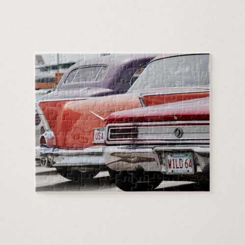 American Hot Rod Classic Vintage Cars Jigsaw Puzzle