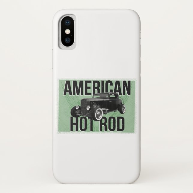 American Hot Rod - Green version. Case-Mate iPhone Case (Back)