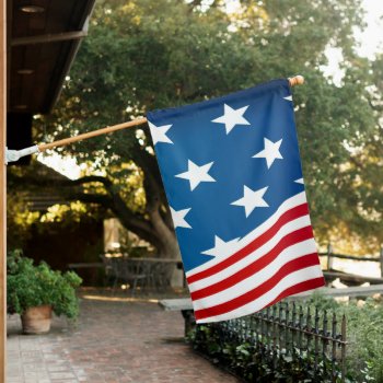 American House Flag by MarblesPictures at Zazzle