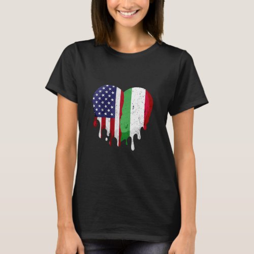 American Hungarian Heritage Month Hungary Flag Hea T_Shirt