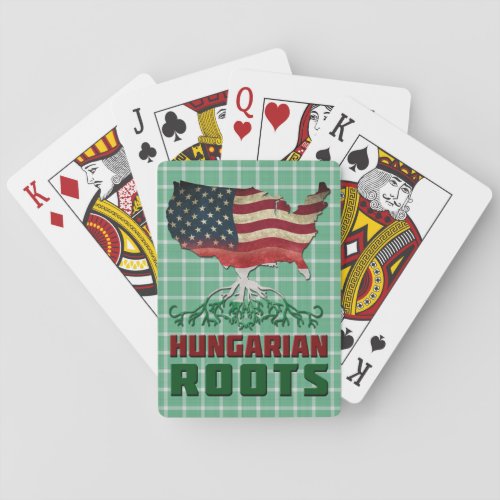 American Hungarian Roots   Playing Cards
