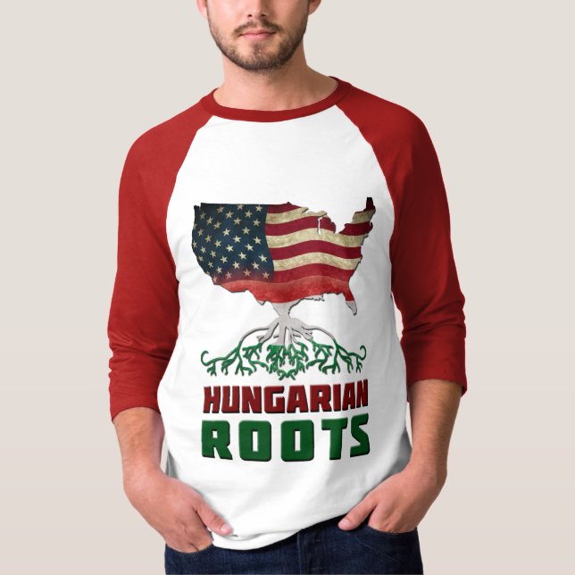 American Hungarian Roots T-Shirt (Front)