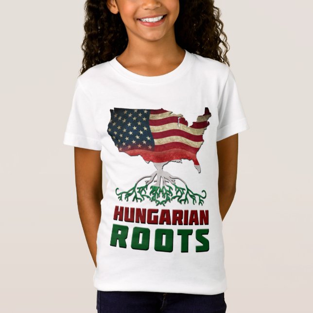 American Hungarian Roots T-Shirt (Front)