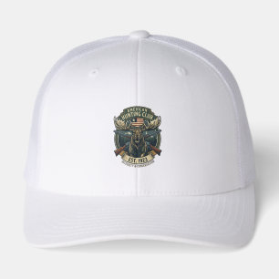 American Hunting Club Vintage Moose Trucker Hat