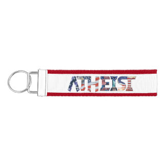 American Icon Atheist key band Wrist Keychain
