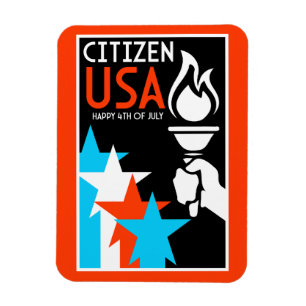 American Independance Day Magnet