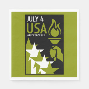 American Independance Day Napkins