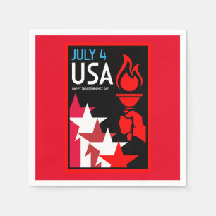 American Independance Day Napkins
