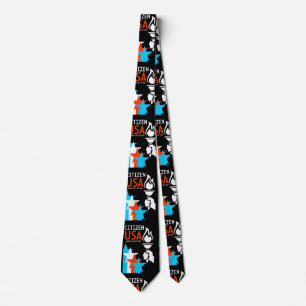 American Independance Day Neck Tie