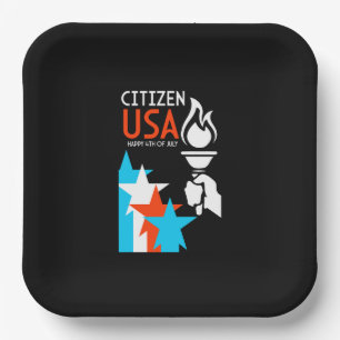 American Independance Day Paper Plates