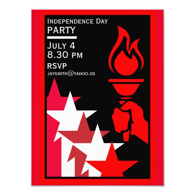 American Independance Day Photo Print (Front)
