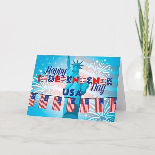 American Independence Day Card