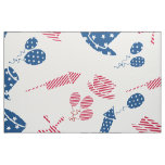 American Independence Day Celebration Symbols Fabric