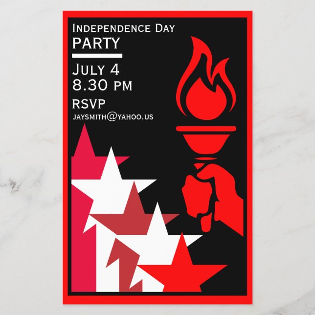 American Independence Day Flyer (Front)