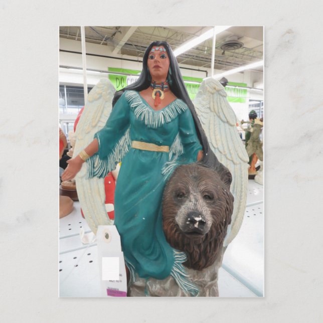 American Indian Angel Postcard (Front)